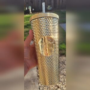 💥NEW Starbucks Gold Studded Venti Tumbler